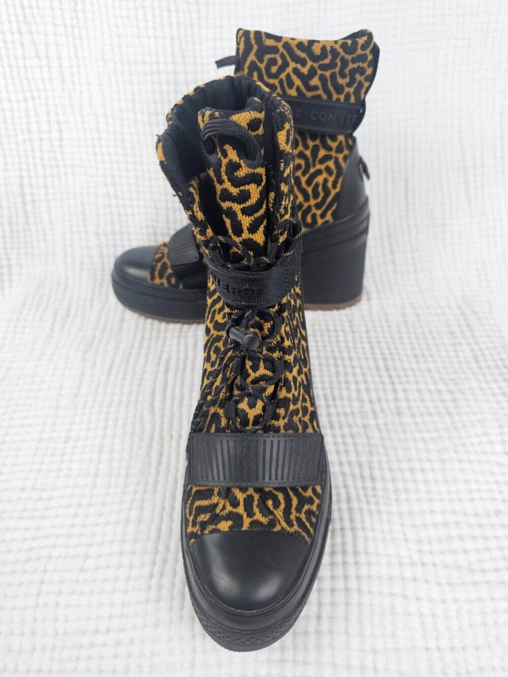 Converse GR82 Platform Combat Boot | Leopard Print | Women's Sz 8.5 - Picture 8 of 9